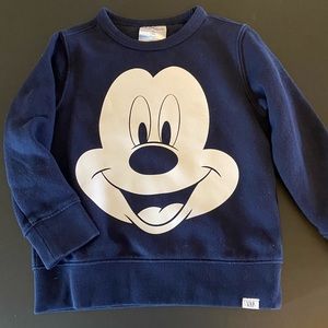 Gap Mickey Mouse sweatshirt for toddler boy